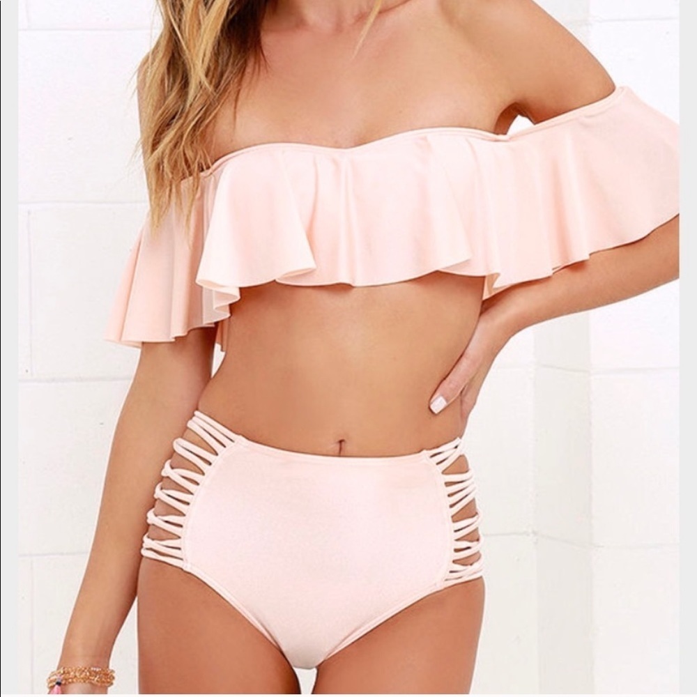 Sexy Ruffle & Strappy Bikini